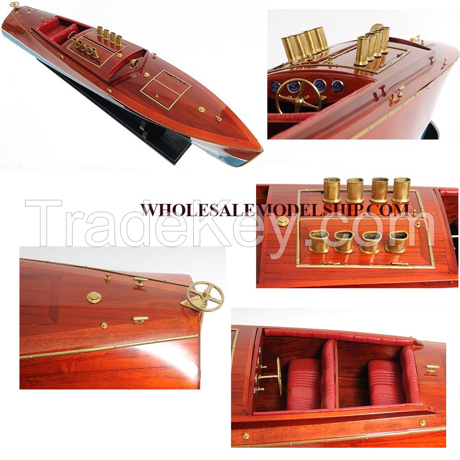 Dixie Wooden Model Boat