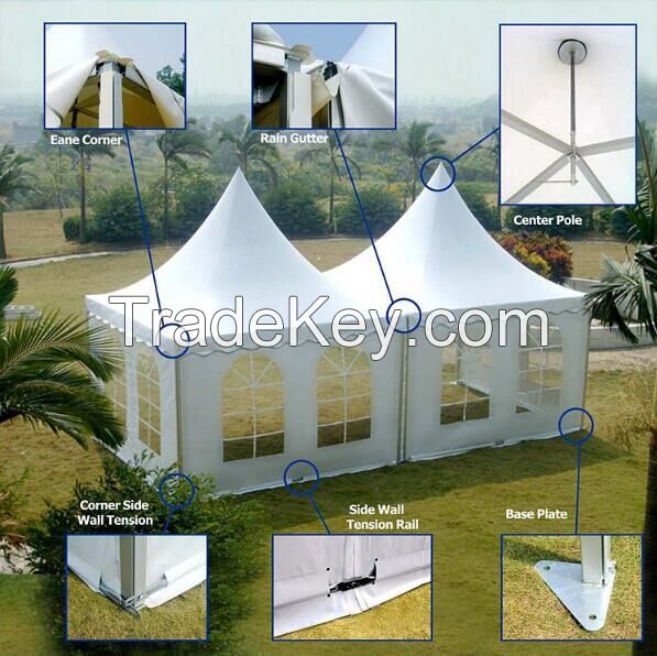 Small Pagoda Garden Tent for Outdoor Exhibition