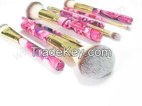 color printing cosmetic brush new arrival 2017