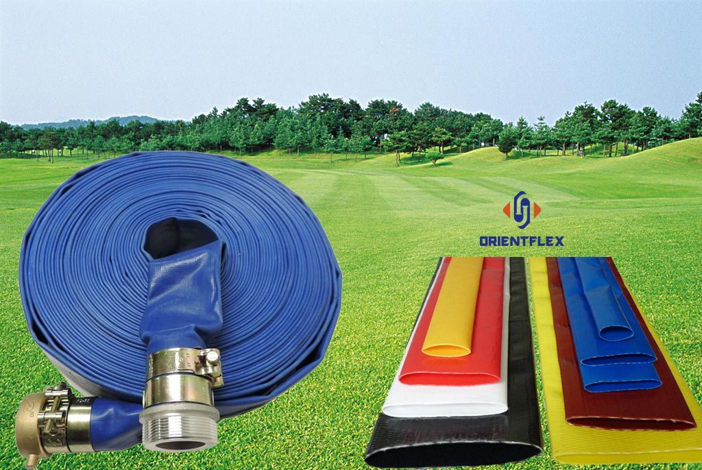 Flexible PVC Layflat Hose for Water Irrigation PVC Products