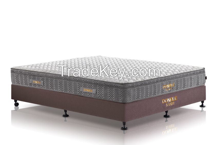 3D material euro pillow top mattress