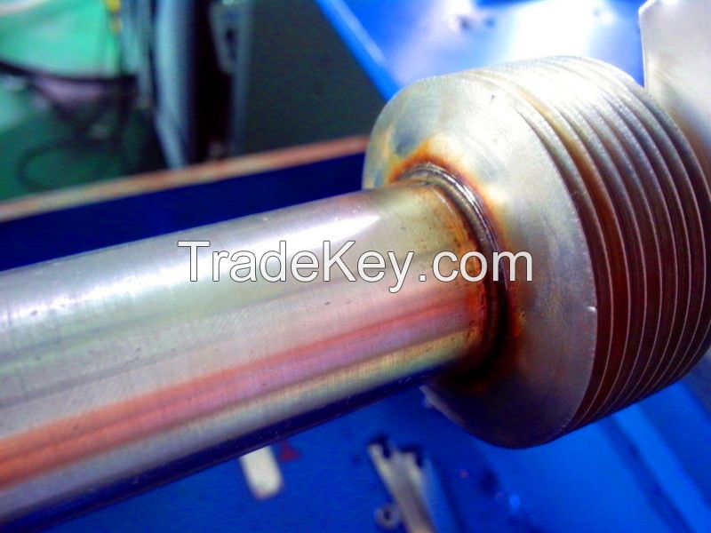 The welding of spiral fin tub
