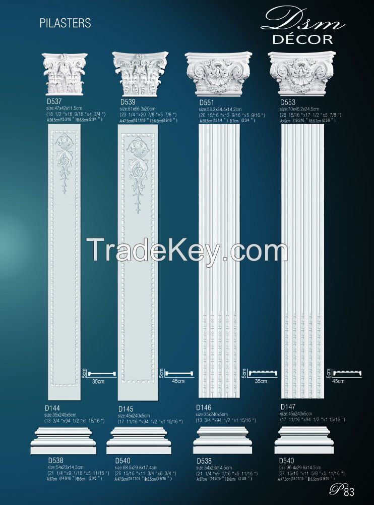 PU Architectural Cornice Mouldings for Interior Decoration