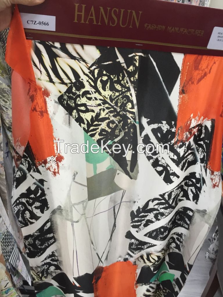 High quality custom digital print textile fabric cheaper price fabric