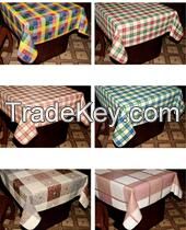waterproof non-woven table cloth with various colors and shapes
