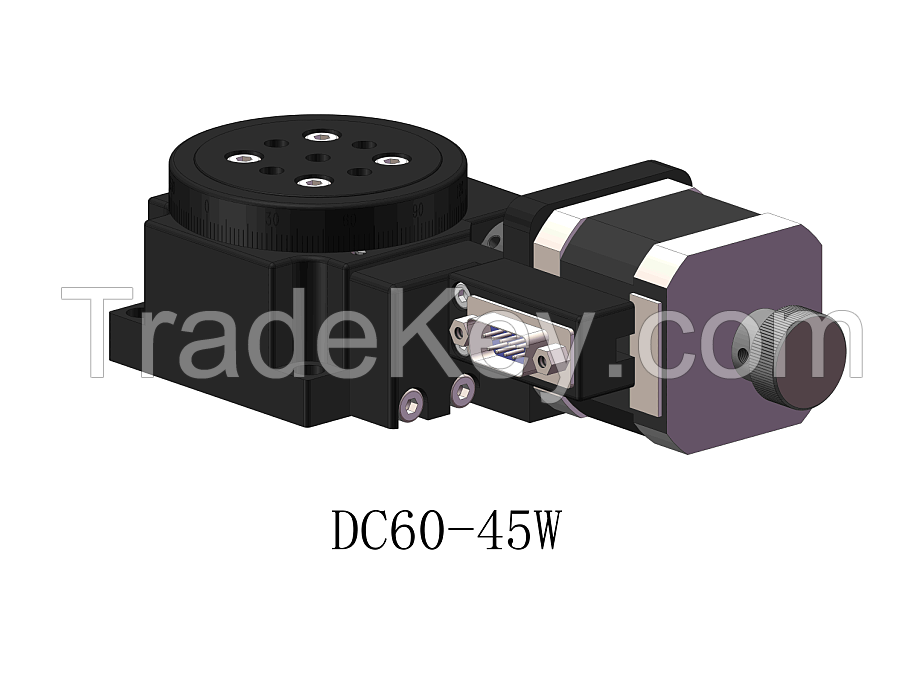 Motorized Stepper Motor Worm Gear Rotating Table DC60-40W