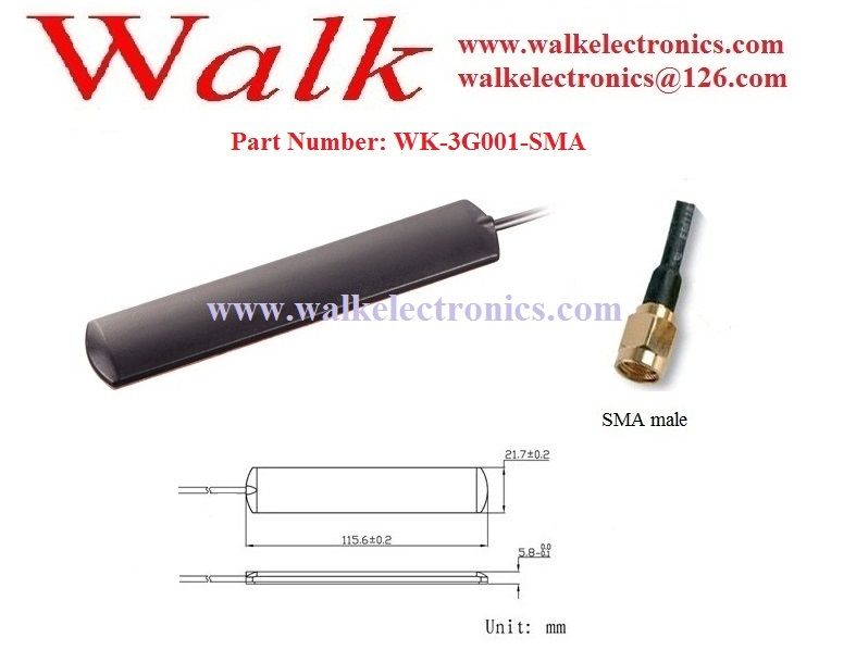 gsm 3G antenna, gsm antenna, 3g antenna, car antenna, 3g patch antenna, glass mount antenna, sma connector