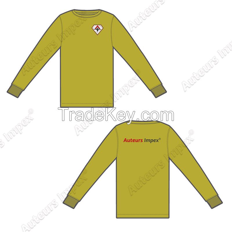 Custom Made Long Sleeve And Short Sleeve T- Shirts
