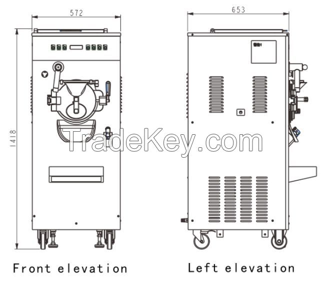 OPAH20 Oceanpower Gelato Ice Cream Machine and Pasteurzier