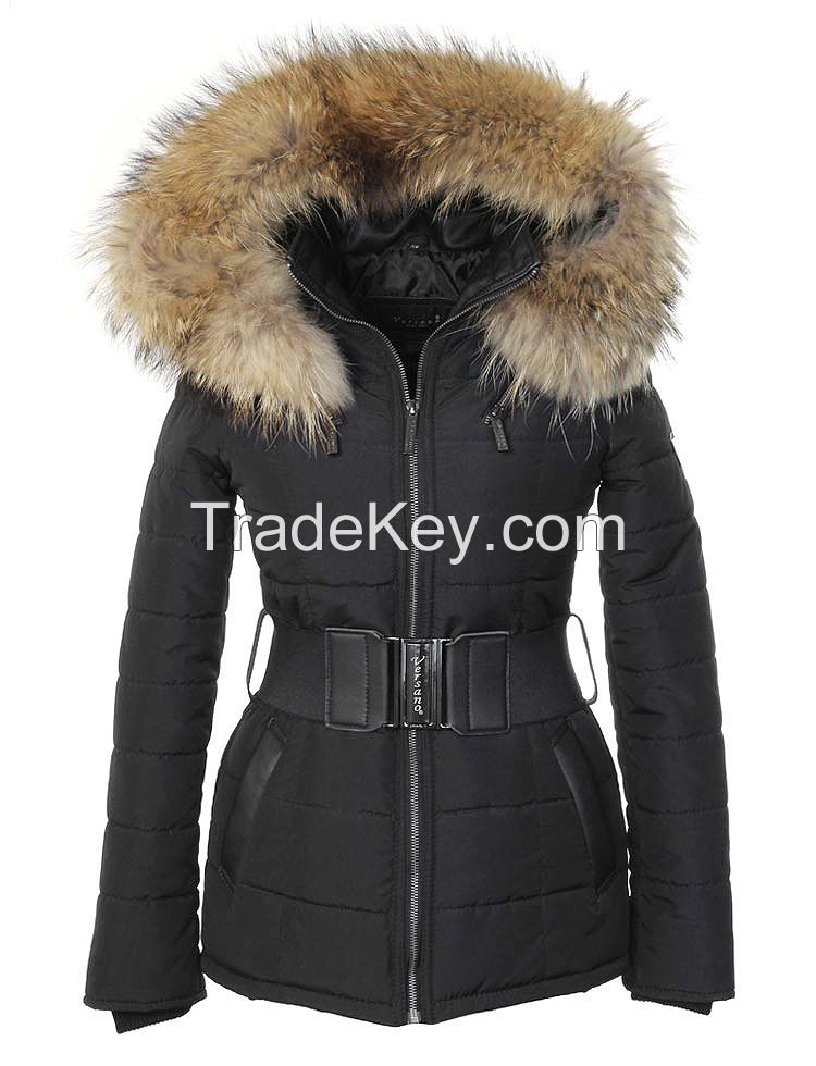 Leather Jackets for Women with Real Fox Fur