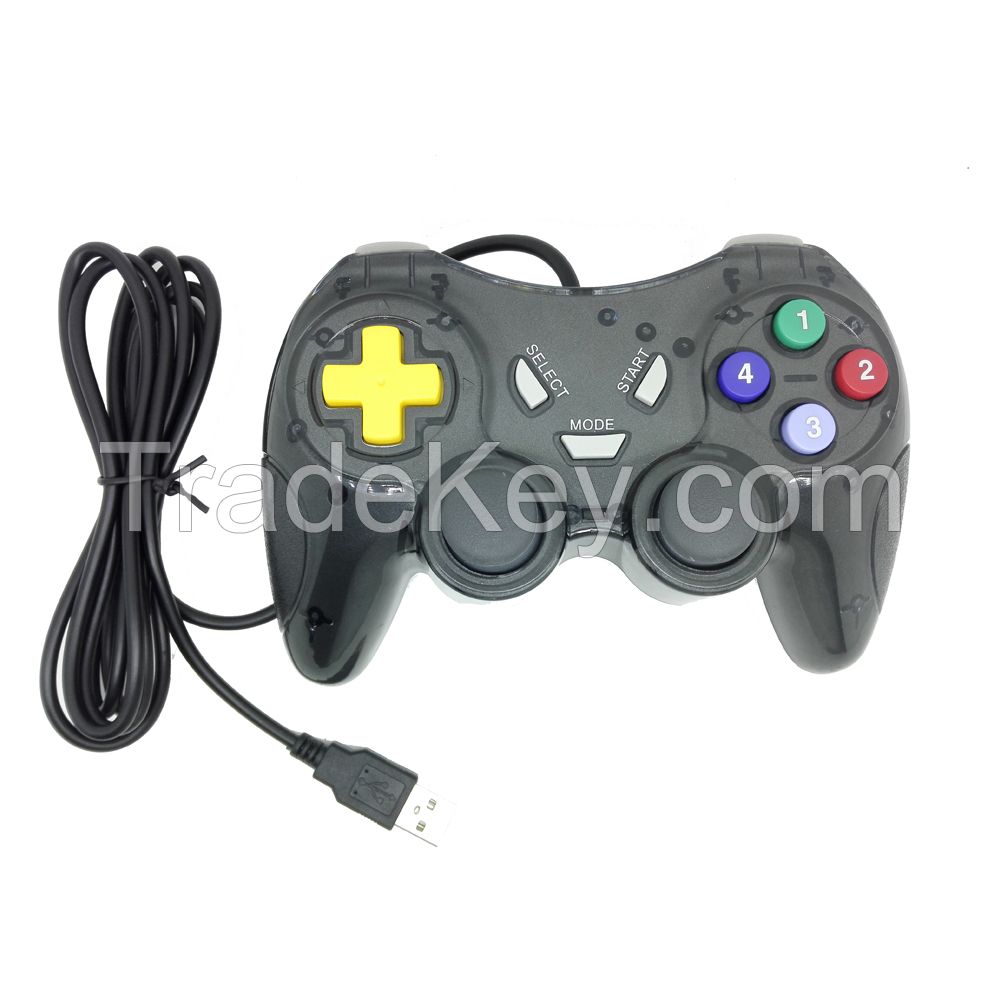 PC/ Laptop game controller with double vibration USB game controller