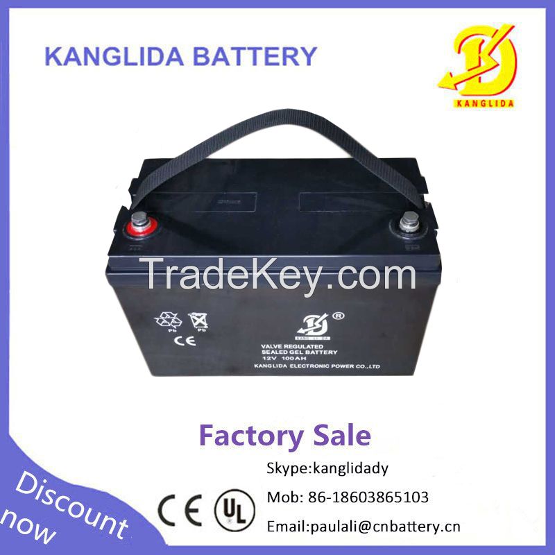 12v100ahSealed rechargeable lead aicd battery