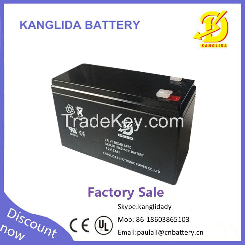 12v7ah sealea  lead   acid  battery