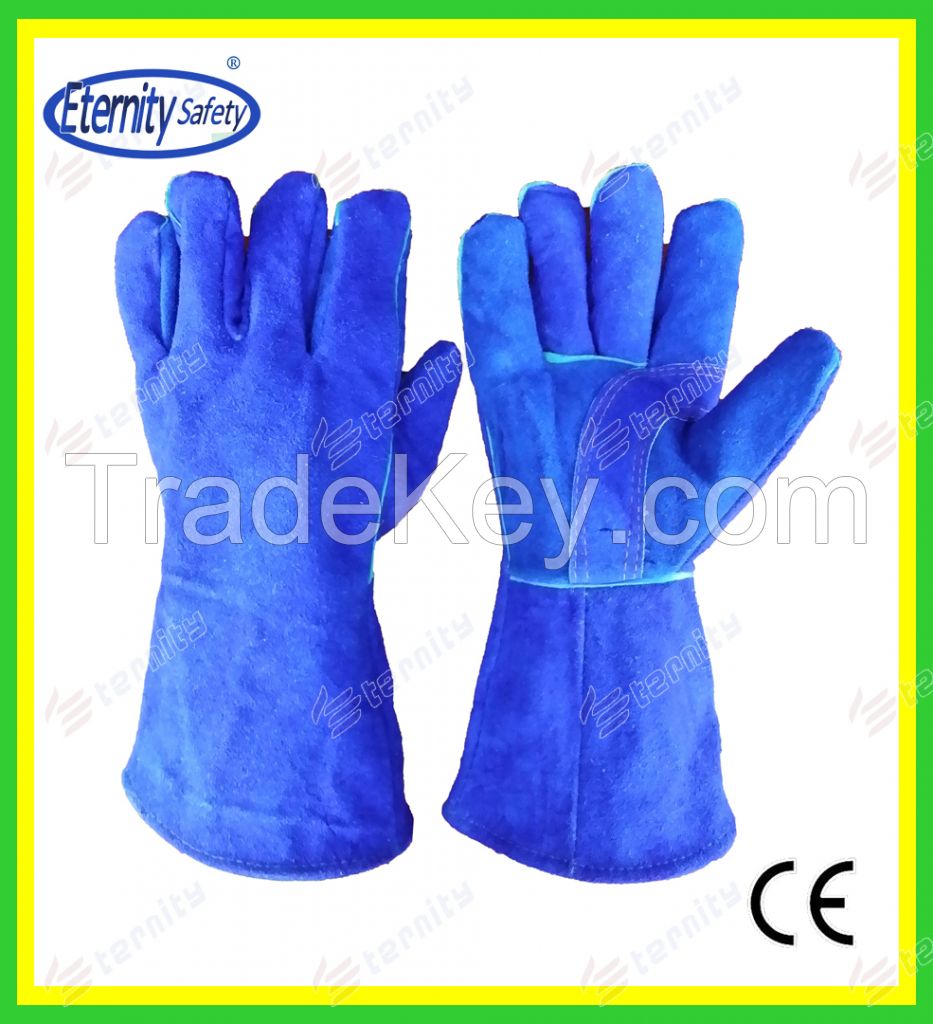 natural color 14 16 inch tig working welding glove