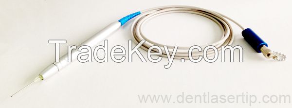 Dentlasertip dental laser handpieces with disposable fiber tips