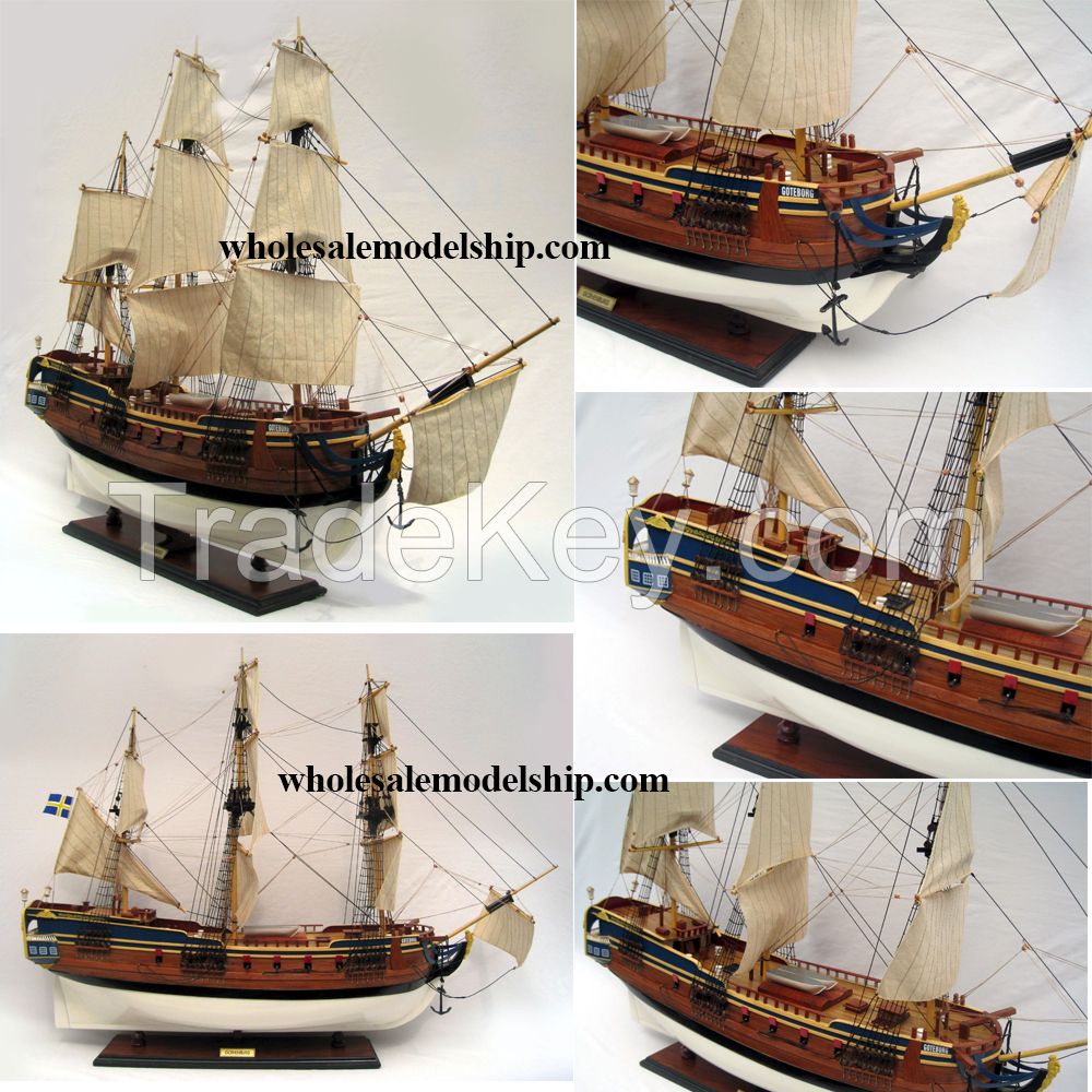 GOTHENBURG Handcrafted Wooden Model Ship