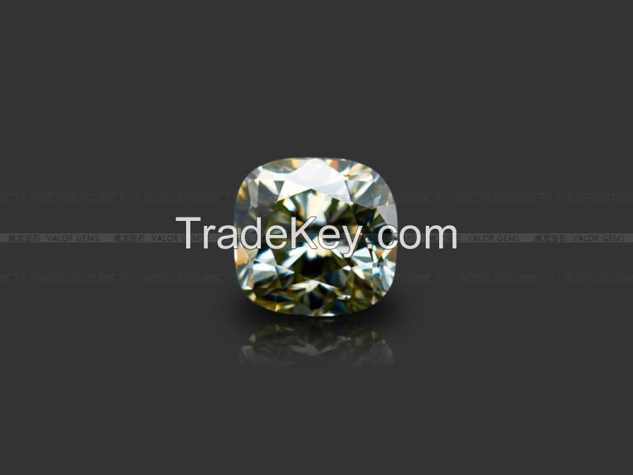 Loose Cushion G color Princess Cut Moissanite