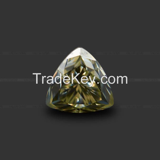 Loose Fat Triangle G color  Moissanite