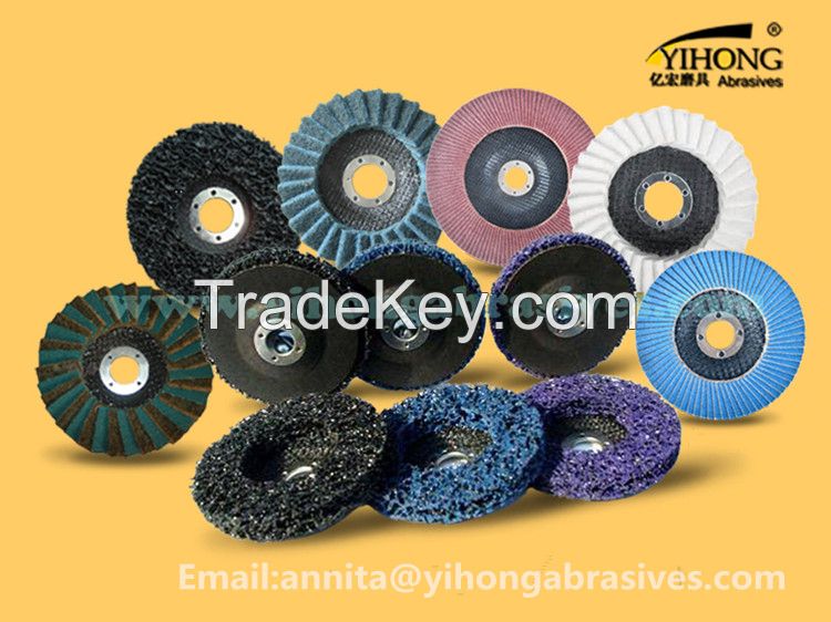 Yihong Abrasive flap disc for metal, wood,steel polishing