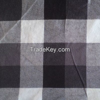 Brushed Cotton Dyed Flannel for Shirt