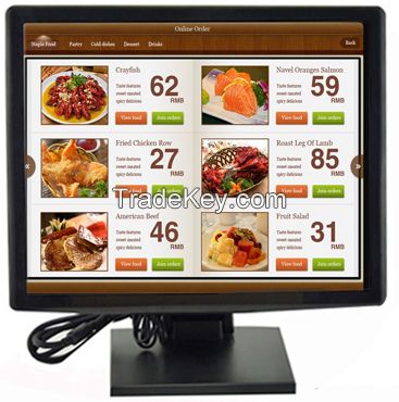 1280*1024 Square Screen 17 Inches Touch Screen LCD Display POS Monitor