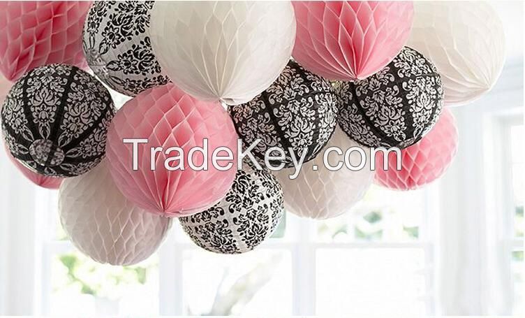 Assorted Color Paper Honeycomb For Indoor Decoration