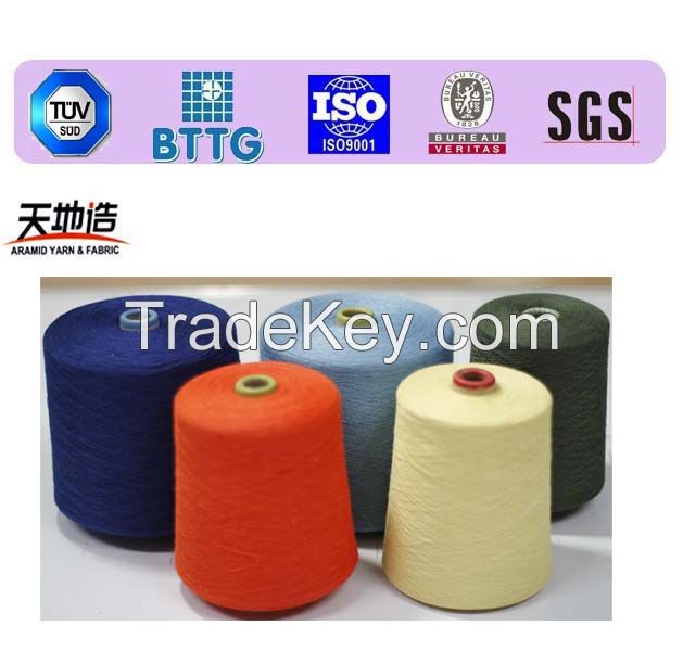 Inherent Flame Retardant meta aramid spun yarns