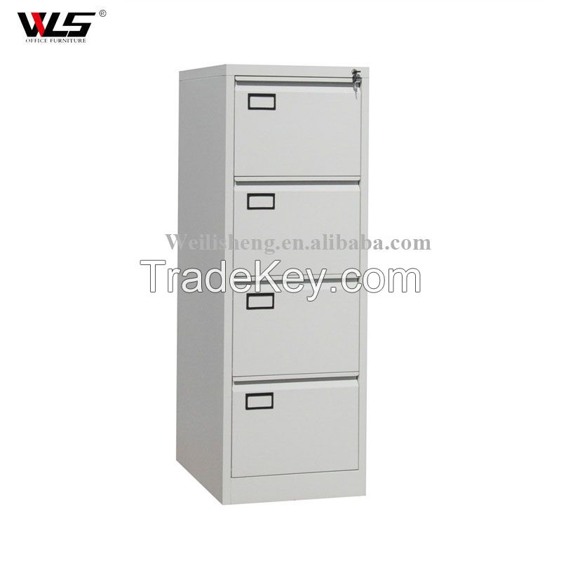 Luoyang WLS high quality Steel Storage Metal 4 Drawers Vertical Filing Cabinet For Office 