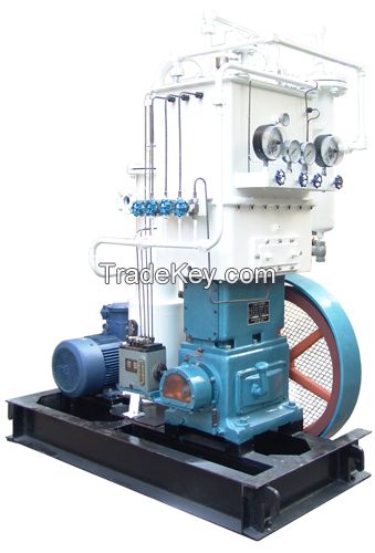 Piston acetylene gas compressor