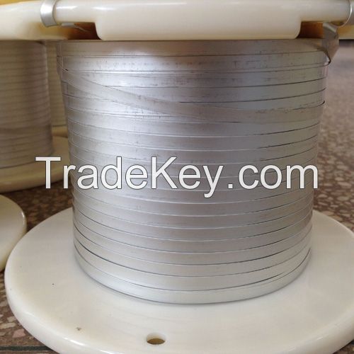 Electroplated nickel-tin flat copper wires