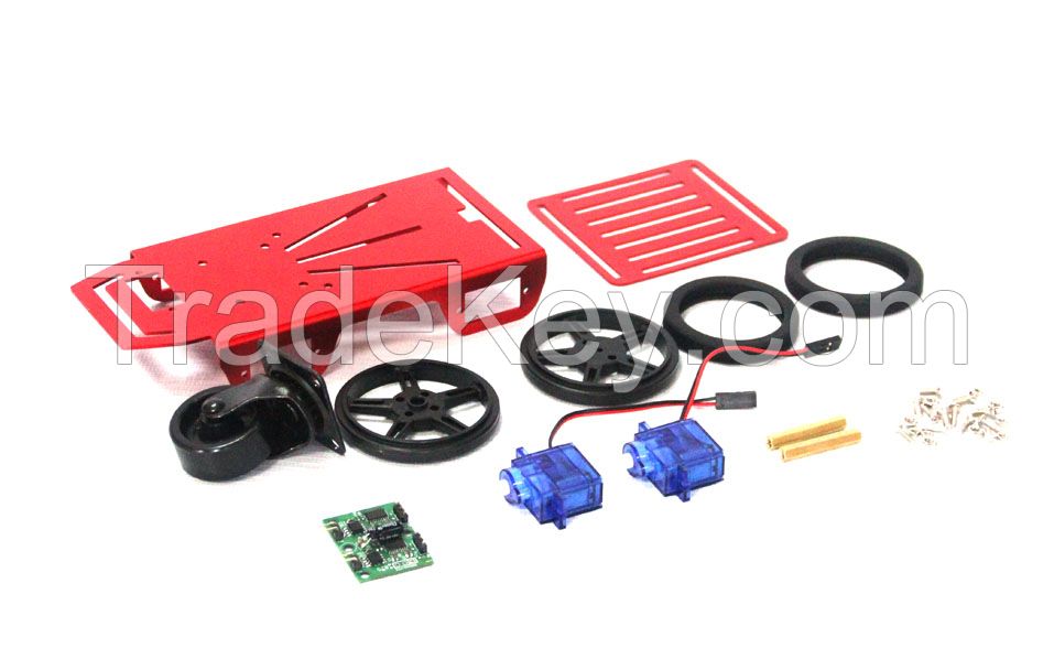 2 WD Drive Educational Robot Chassis for Arduino