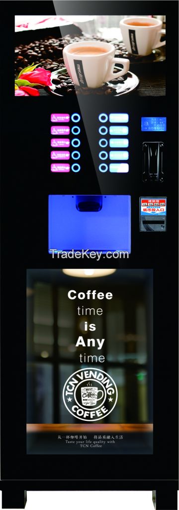 Coffee vending machine with 21