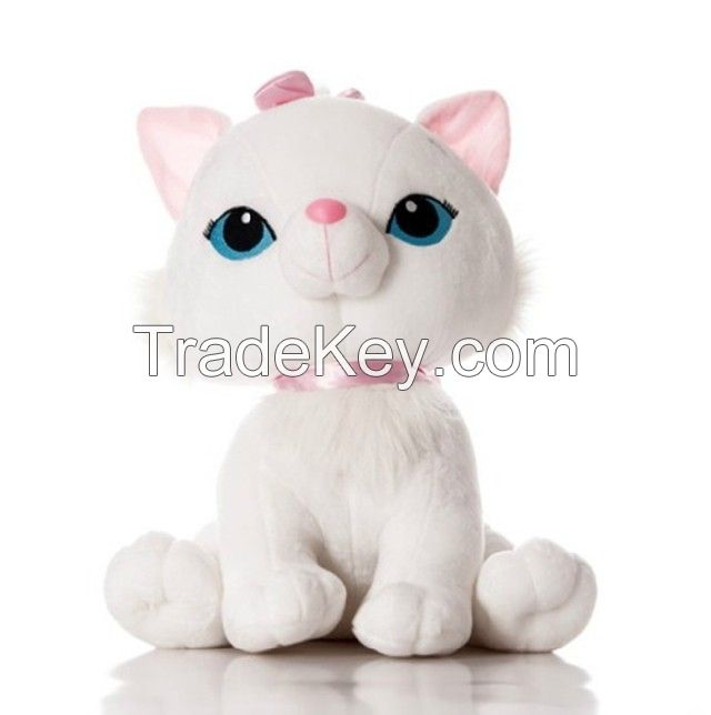 cute lifelike stuffed pets animal toy plush cat toy