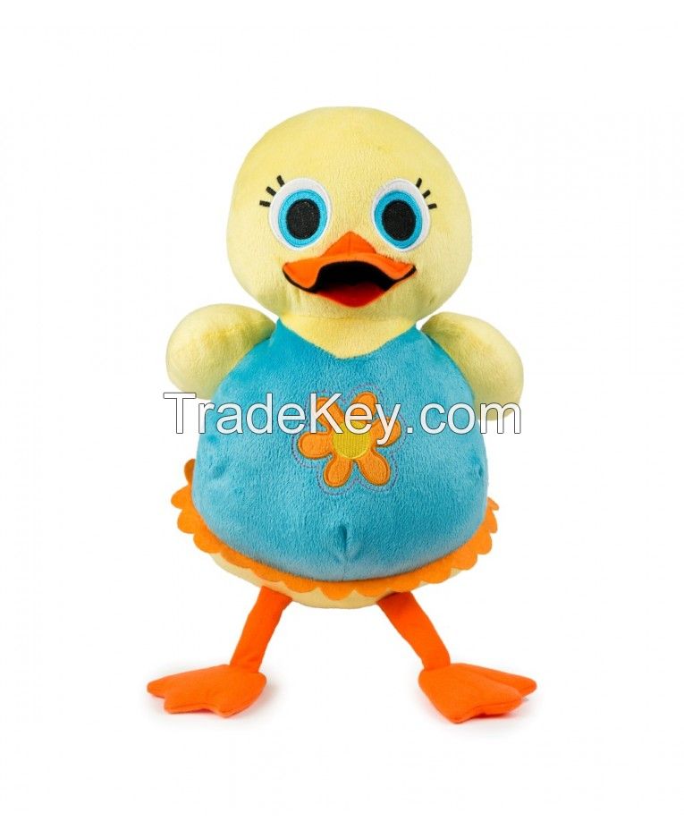 super soft yellow small stuffed duck farm animals plush duck toy