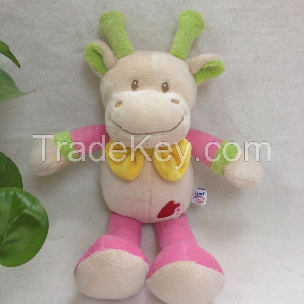 good quality farm animal soft toy stuffed plush cow toy on sale