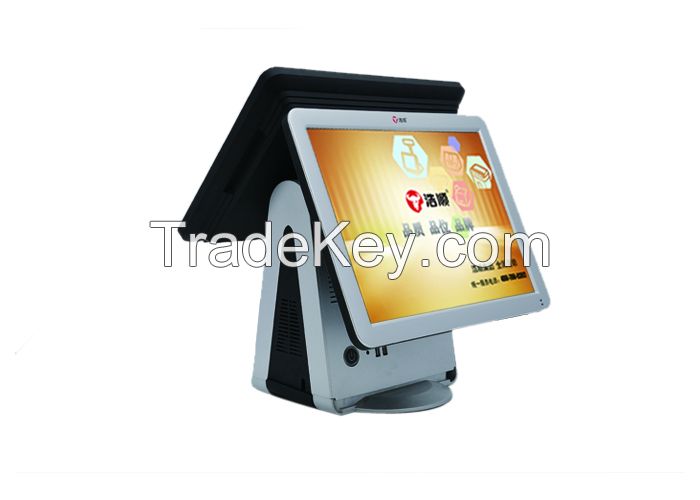 15 inch new style touch screen POS system for Supermarket and Departmental Stores