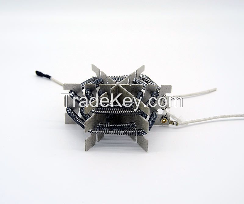 Mica heating element for hair dryer