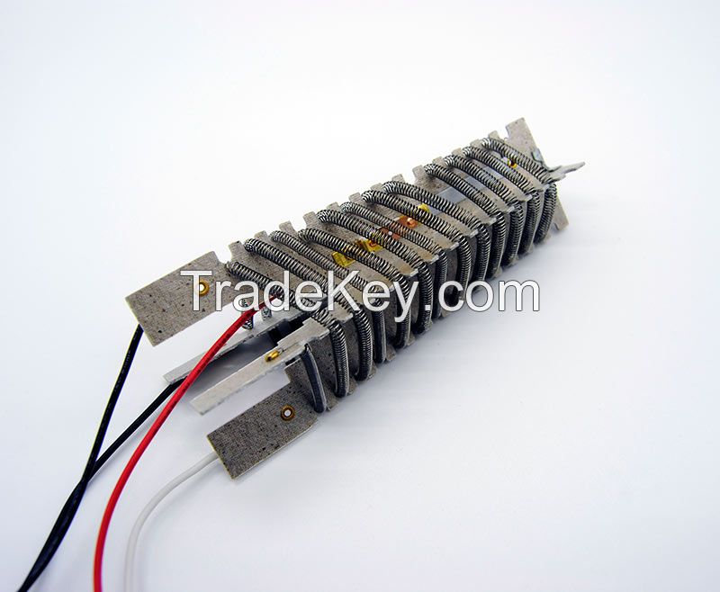 Mica heating element for hair dryer