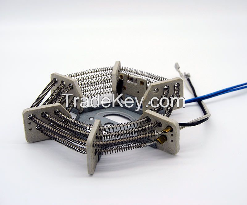 Mica heating element for convector heater