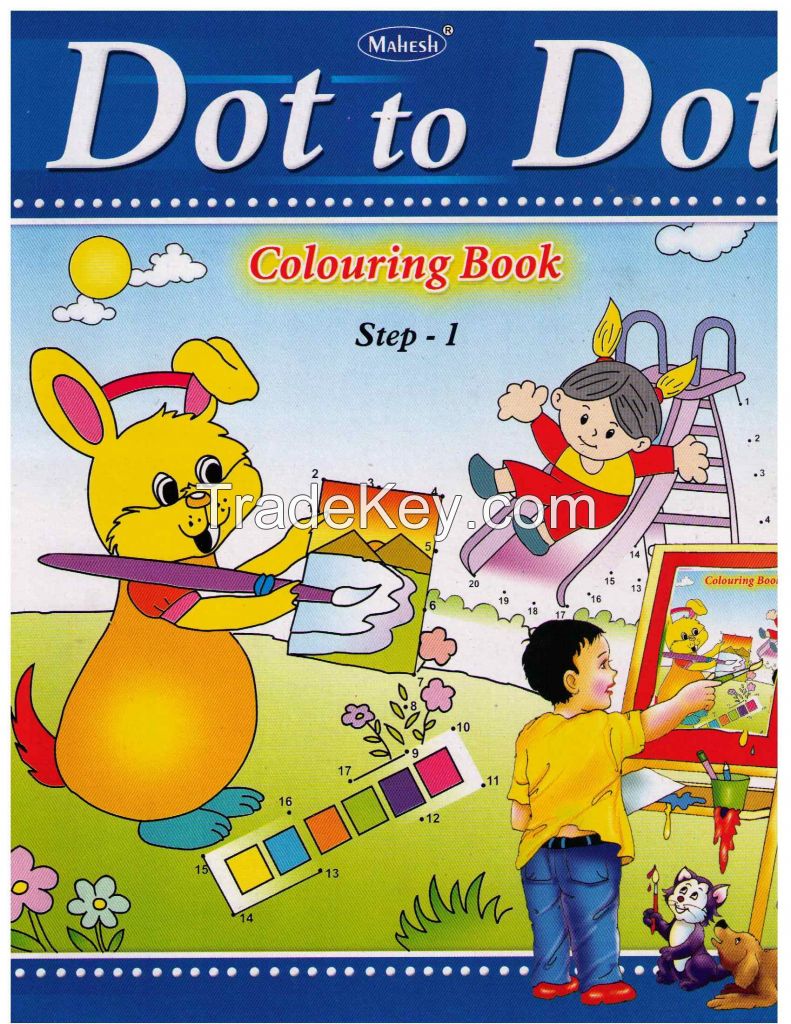 Colouring Books Set Of 12