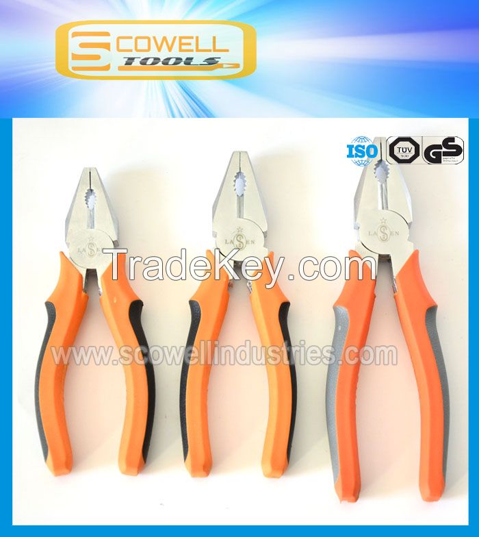 CR-v Steel Combination Pliers, Industrial Linesman Nippers