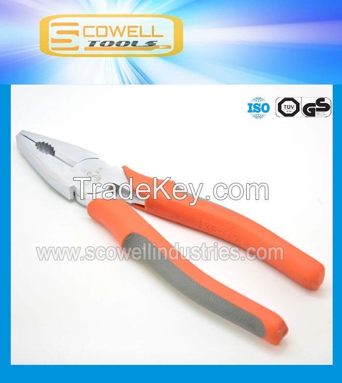 CR-v Steel Combination Pliers, Industrial Linesman Nippers