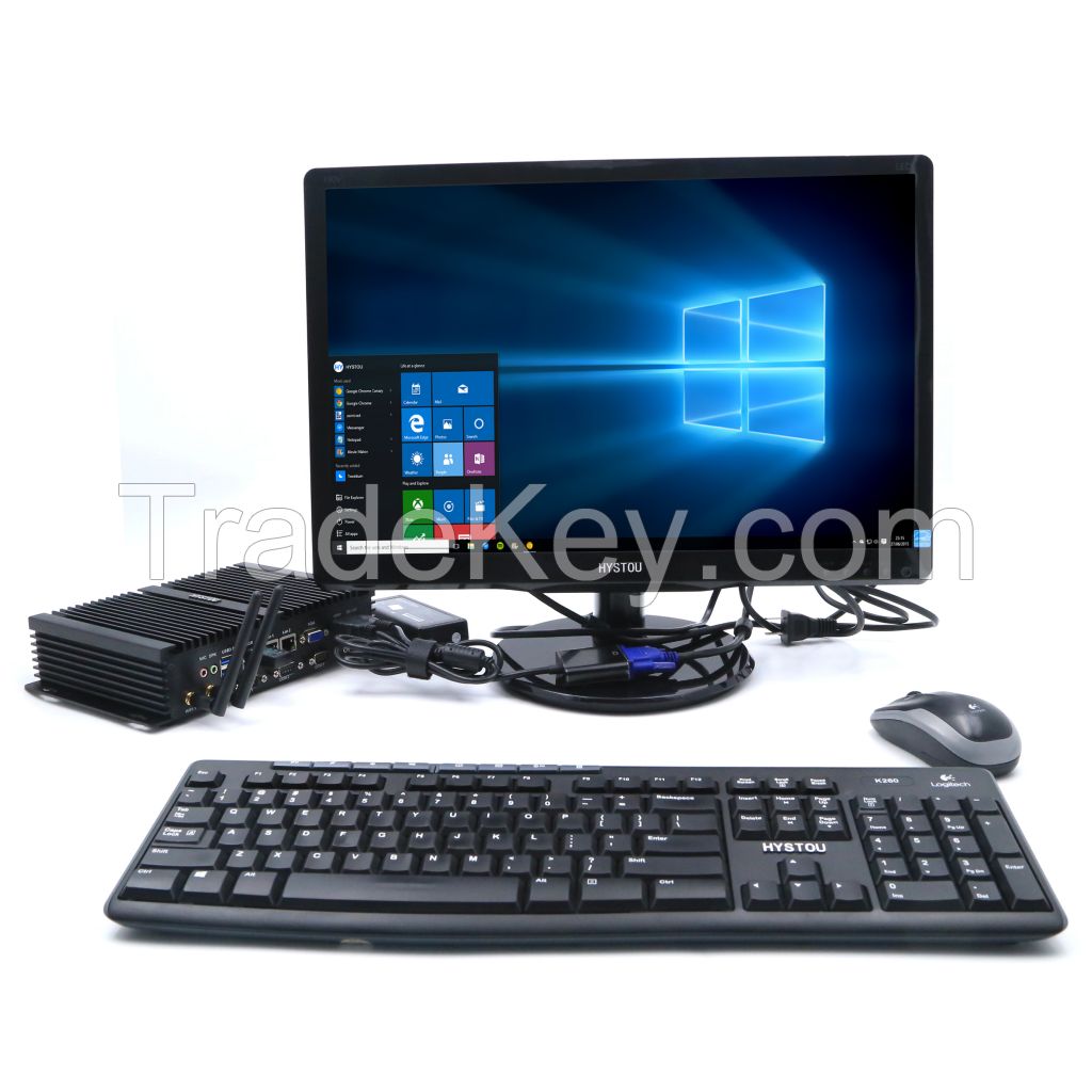 Mini ITX Fanless Industrial PC Desktop Computer Intel Celeron 1037U