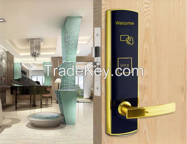 Good quality door lock keypad 100 users hotel door lock for home office shop use without handle