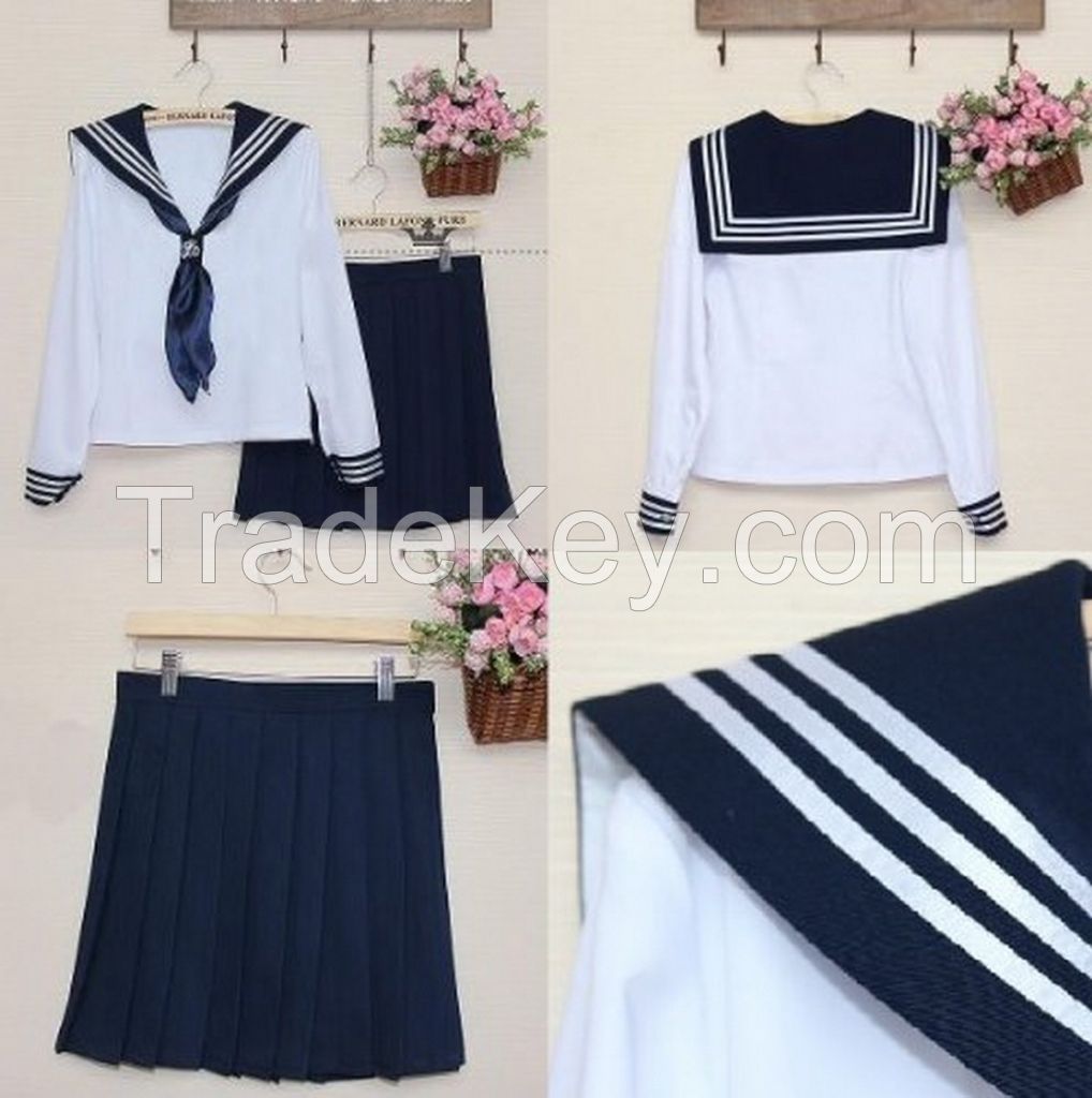 Varied England style japanese korean high School Uniform