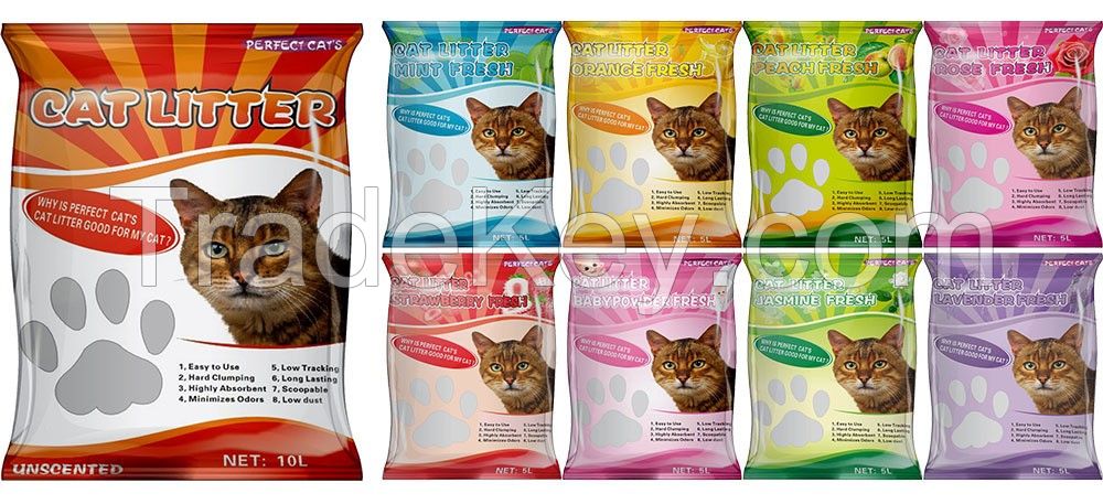 Activated Carbon Cat Sand Natural Fragrance Cat Litter