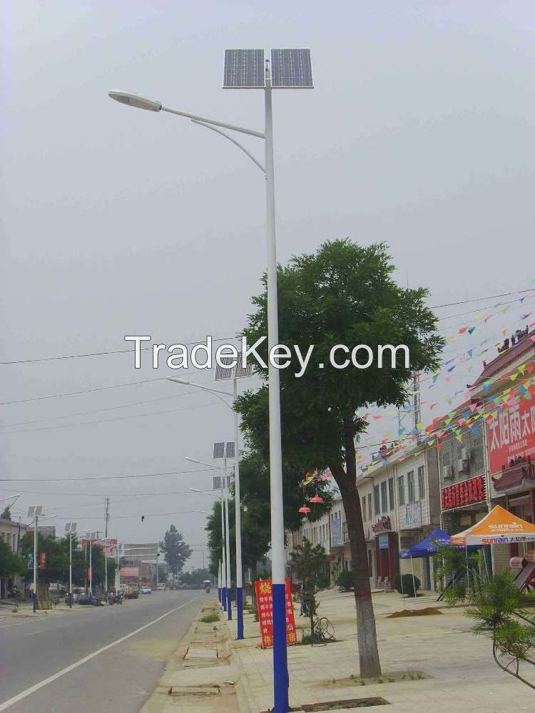 LED Solar Street Light Lamp Applied to Countryside Street Widely