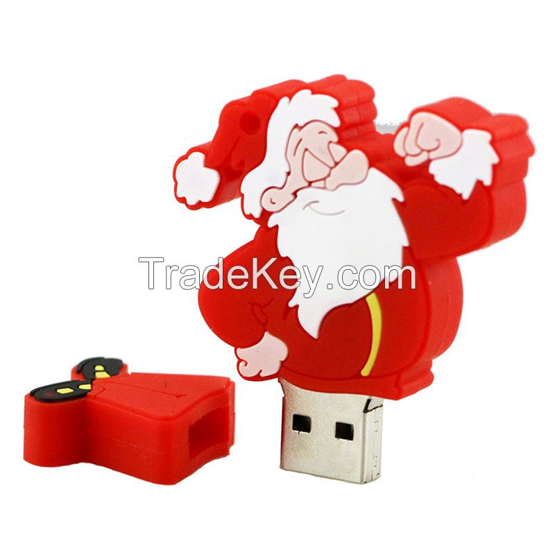 Santa Claus 4GB 8GB Bulk Flash Drives USB for Christmas