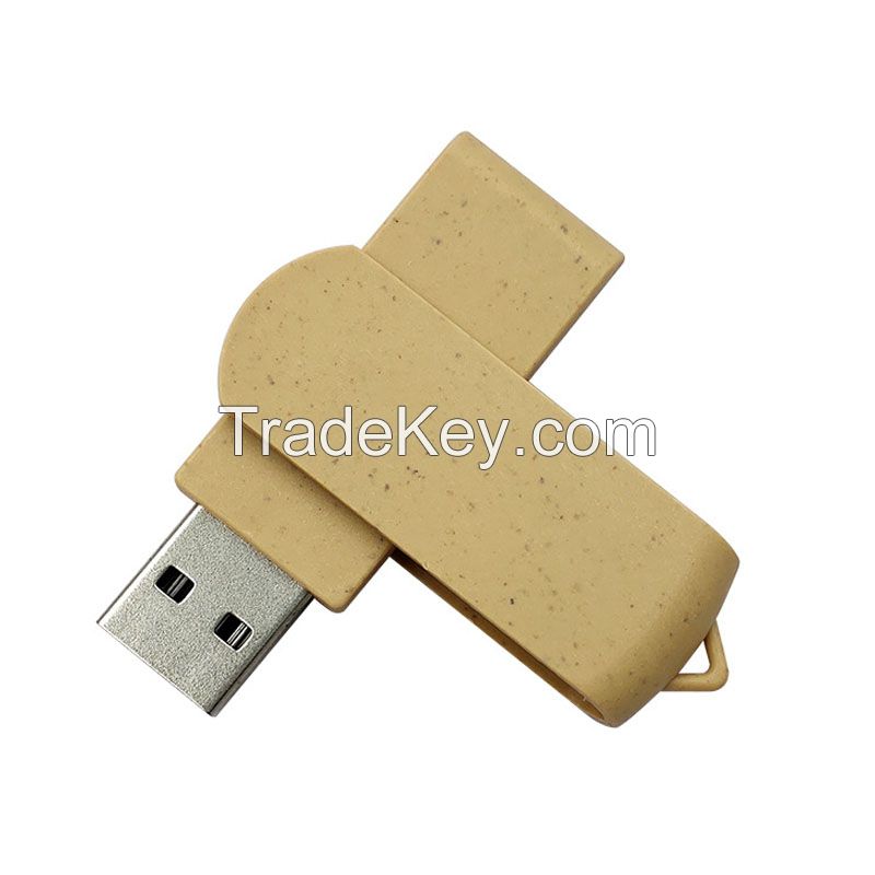 Advertising Gift Bamboo Swivel 16GB Wooden USB Pen Drive 