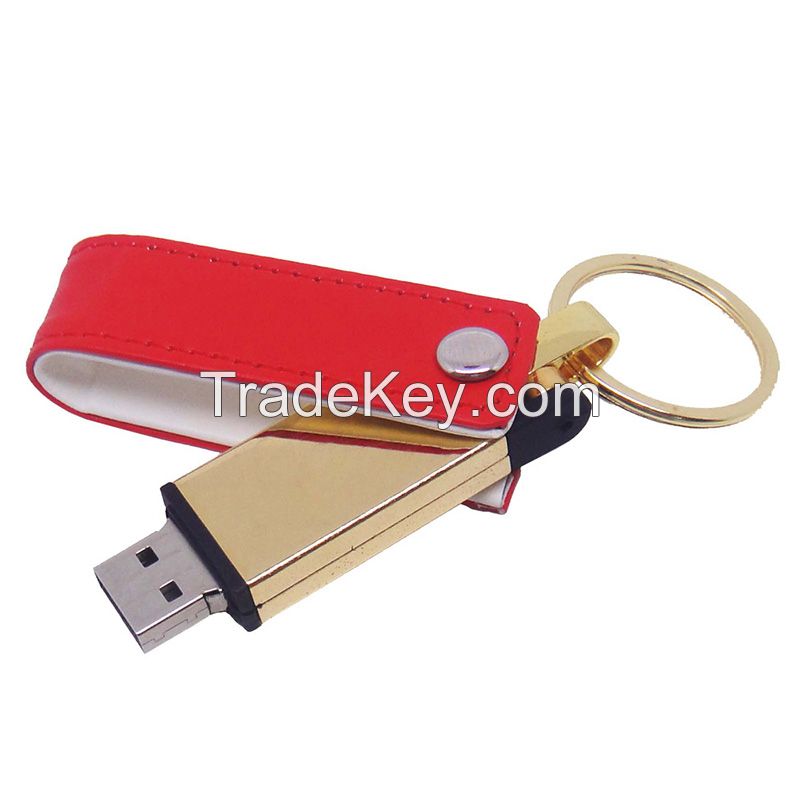 USB 128 GB Leather Memory Sticks Asia Pacific Market